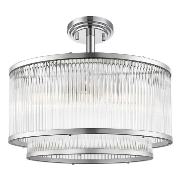 Brilagi - Pinnapealne laelühter RAMOS 5xE14/60W/230V läikiv kroom