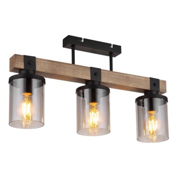 Brilagi - Pinnapealne laevalgusti VISTA 3xE27/60W/230V tamm