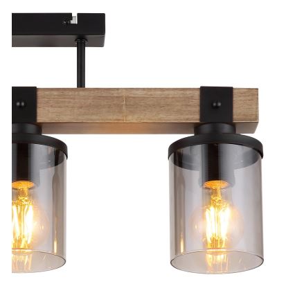 Brilagi - Pinnapealne laevalgusti VISTA 3xE27/60W/230V tamm