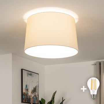 Brilagi - pinnapealne LED-lühter CERIA 1xE27/40W/230V Ø 45 cm beež