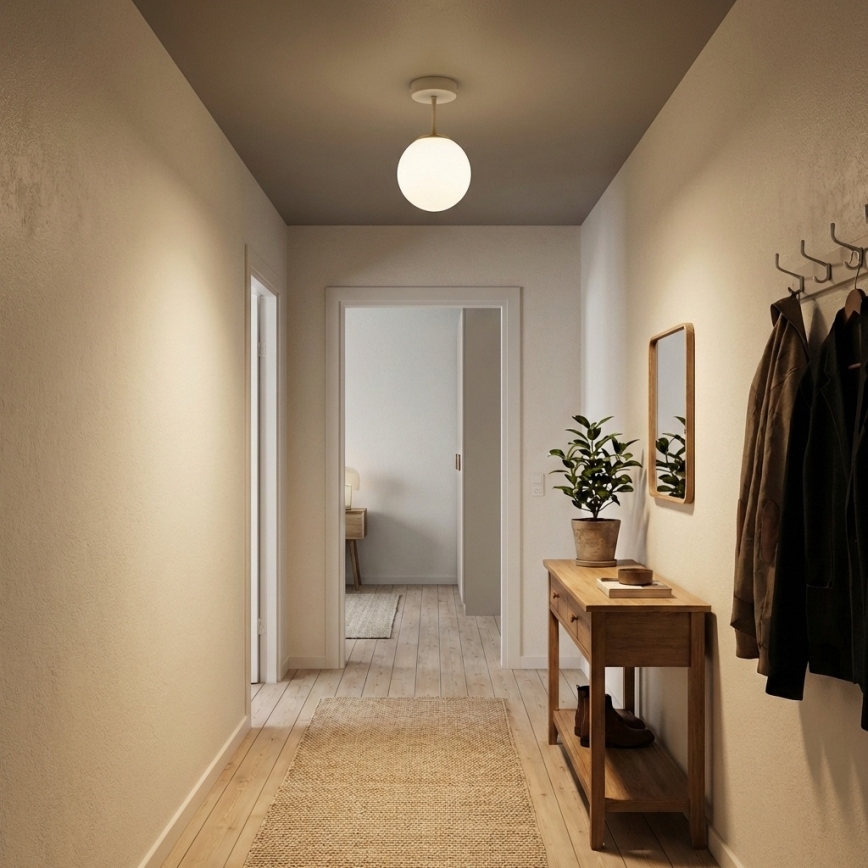 Brilagi - Pinnapealne lühter 1xE27/60W/230V beež/kuldne