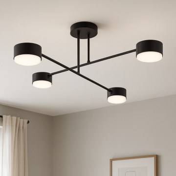 Brilagi - Pinnapealne lühter 4xGX53/12W/230V must