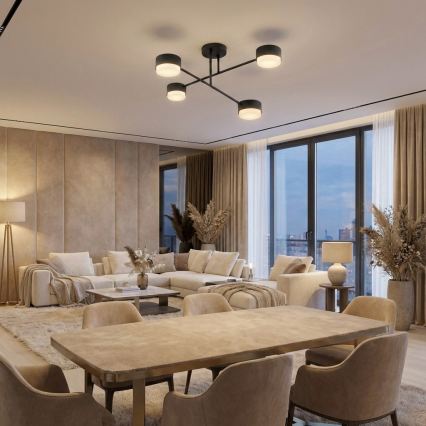 Brilagi - Pinnapealne lühter 4xGX53/12W/230V must