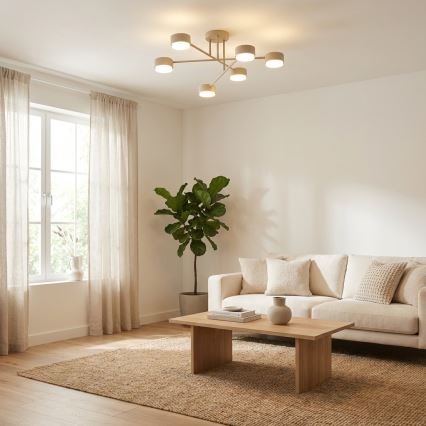 Brilagi - Pinnapealne lühter 6xGX53/12W/230V must