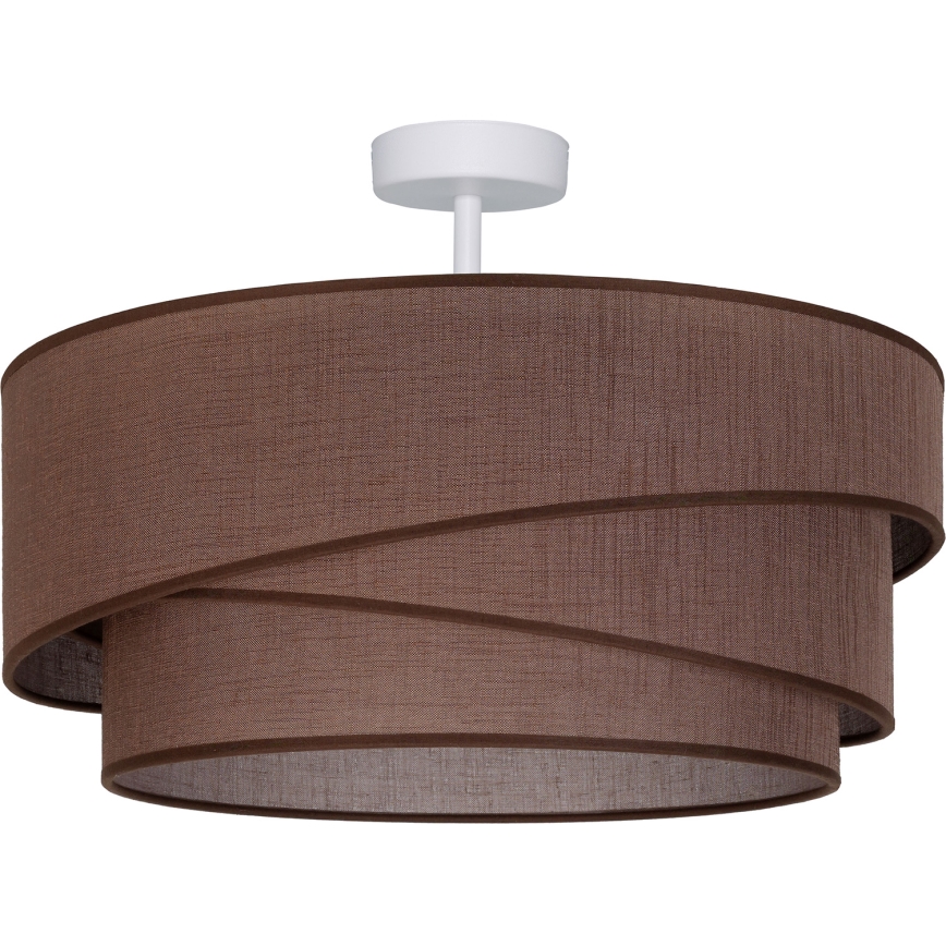 Brilagi - Pinnapealne lühter ARROW 1xE27/60W/230V läbimõõt 45 cm pruun