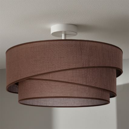 Brilagi - Pinnapealne lühter ARROW 1xE27/60W/230V läbimõõt 45 cm pruun