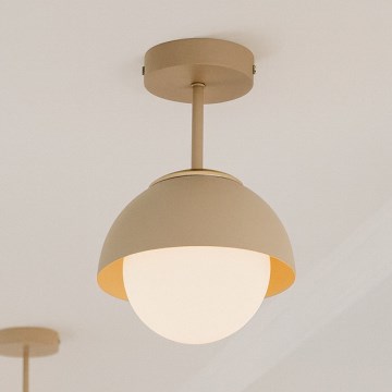 Brilagi - Pinnapealne lühter COSMO 1xE27/60W/230V beež/kuldne