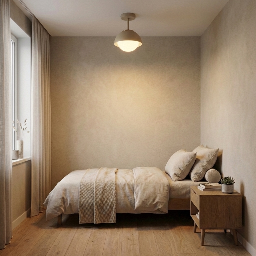 Brilagi - Pinnapealne lühter COSMO 1xE27/60W/230V beež/kuldne