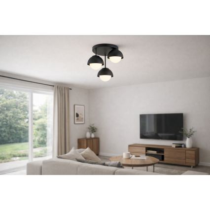 BRILAGI - Pinnapealne lühter COSMO 3xE27/60W/230V must