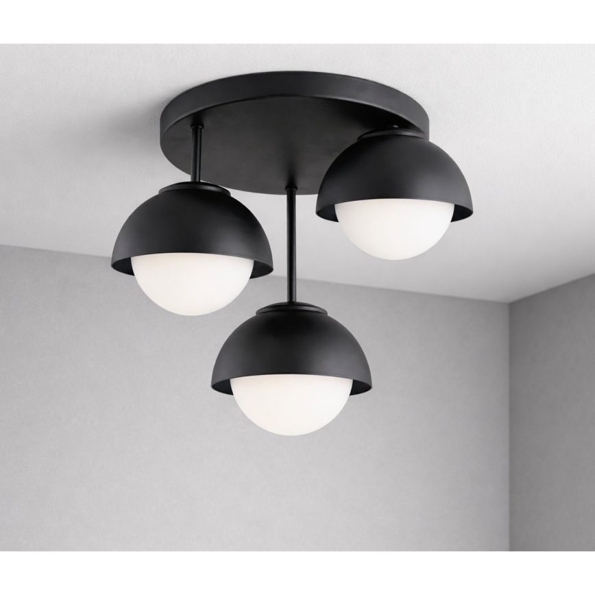 BRILAGI - Pinnapealne lühter COSMO 3xE27/60W/230V must