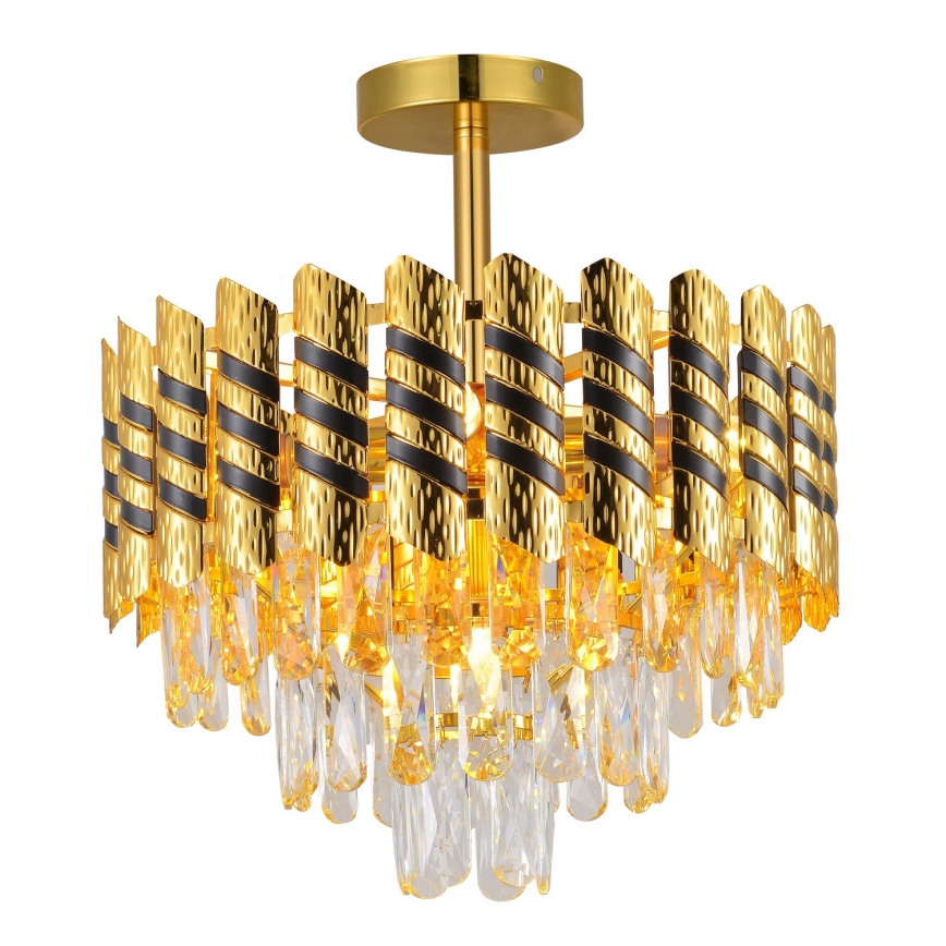 Brilagi - Pinnapealne lühter CRISTAL 5xE14/40W/230V läbimõõt 38 cm