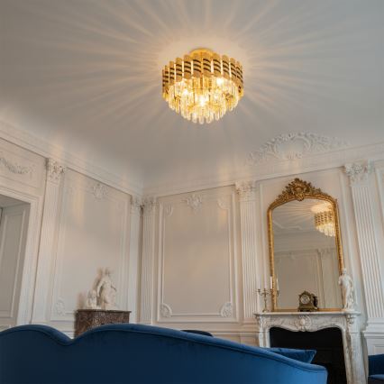 Brilagi - Pinnapealne lühter CRISTAL 5xE14/40W/230V läbimõõt 38 cm