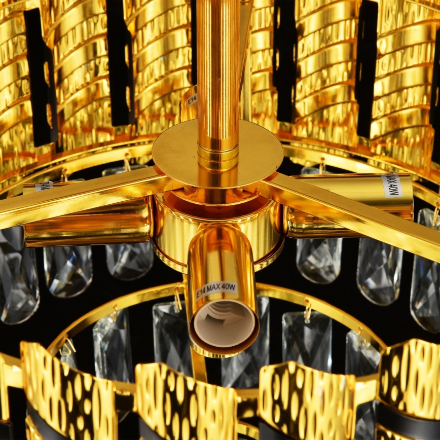 Brilagi - Pinnapealne lühter CRISTAL 5xE14/40W/230V läbimõõt 38 cm