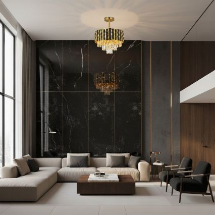 Brilagi - Pinnapealne lühter CRISTAL 5xE14/40W/230V, läbimõõt 38 cm