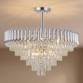 BRILAGI - Pinnapealne lühter ECLIPSE 12xE14/10W/230V läbimõõt 78 cm hõbedane