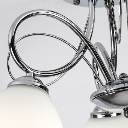 Brilagi - Pinnapealne lühter FRED 3xE27/60W/230V Ø 59 cm läikiv kroom