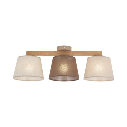 Brilagi - Pinnapealne lühter LATTE 3xE27/15W/230V mänd/mitmevärviline