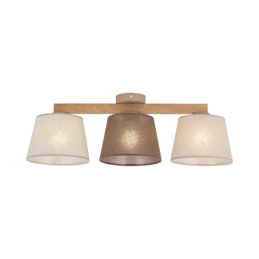 Brilagi - Pinnapealne lühter LATTE 3xE27/15W/230V mänd/mitmevärviline