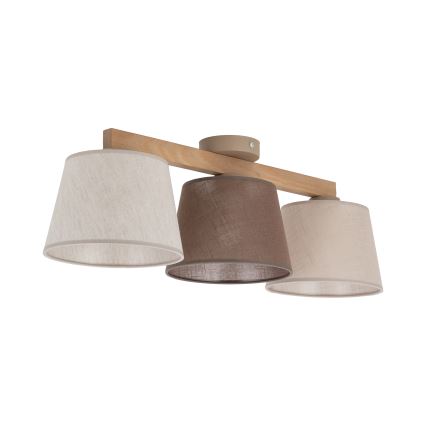 Brilagi - Pinnapealne lühter LATTE 3xE27/15W/230V mänd/mitmevärviline