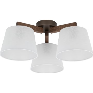 Brilagi - pinnapealne lühter LATTE 3xE27/60W/230V mänd/valge
