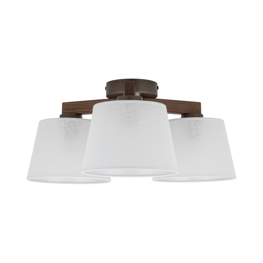 Brilagi - pinnapealne lühter LATTE 3xE27/60W/230V mänd/valge