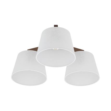 Brilagi - pinnapealne lühter LATTE 3xE27/60W/230V mänd/valge