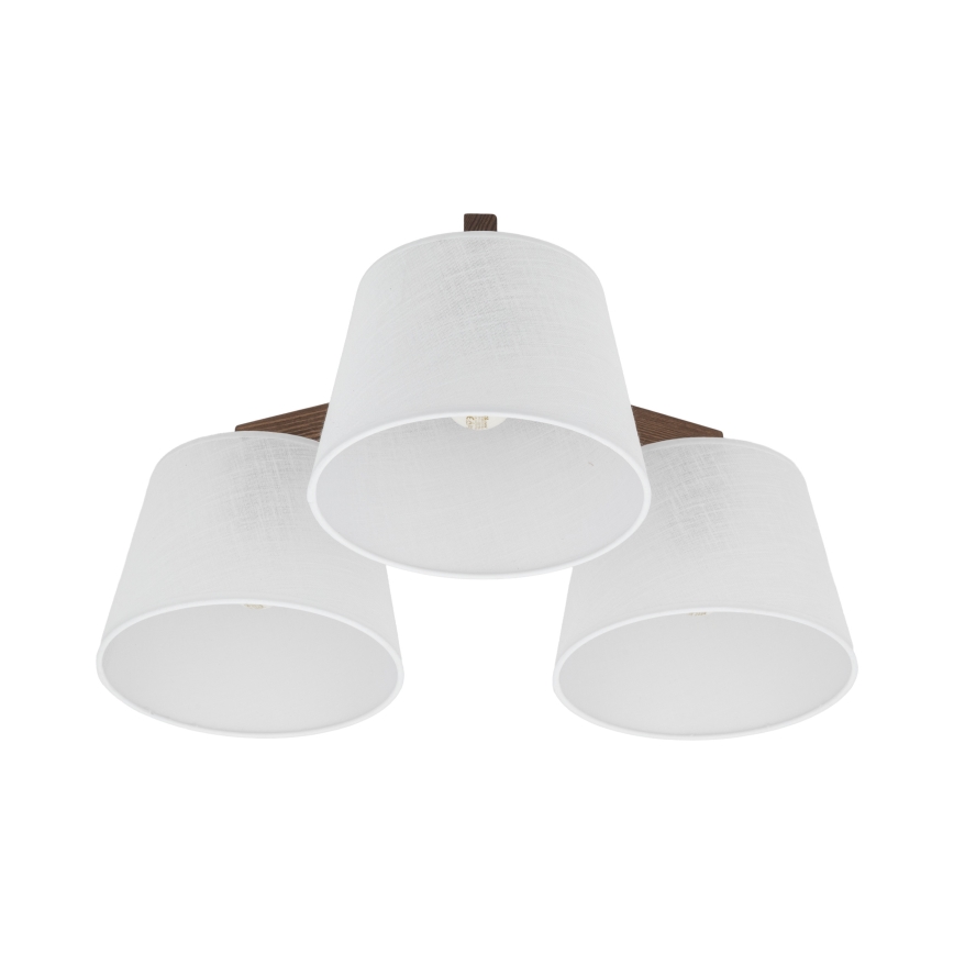Brilagi - pinnapealne lühter LATTE 3xE27/60W/230V mänd/valge