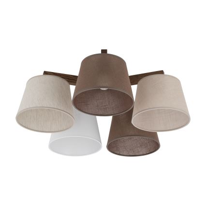 Brilagi - pinnapealne lühter LATTE 5xE27/15W/230V mänd/mix