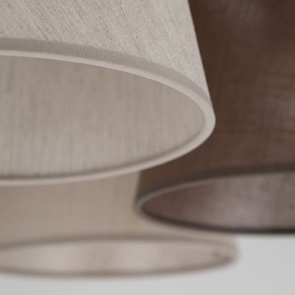 Brilagi - pinnapealne lühter LATTE 5xE27/15W/230V mänd/mix