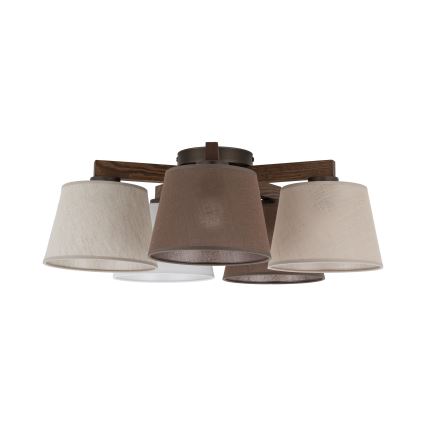 Brilagi - pinnapealne lühter LATTE 5xE27/60W/230V mänd/mix