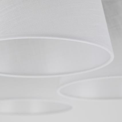 Brilagi - Pinnapealne lühter LATTE 5xE27/60W/230V mänd/valge