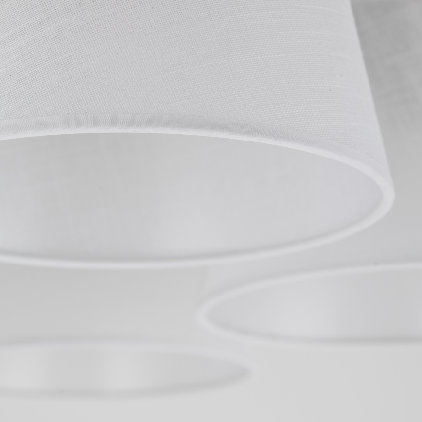 Brilagi - Pinnapealne lühter LATTE 5xE27/60W/230V mänd/valge