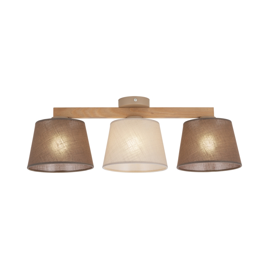 Brilagi - Pinnapealne lühter LATTE SABIA 3xE27/60W/230V mänd/kombineeritud