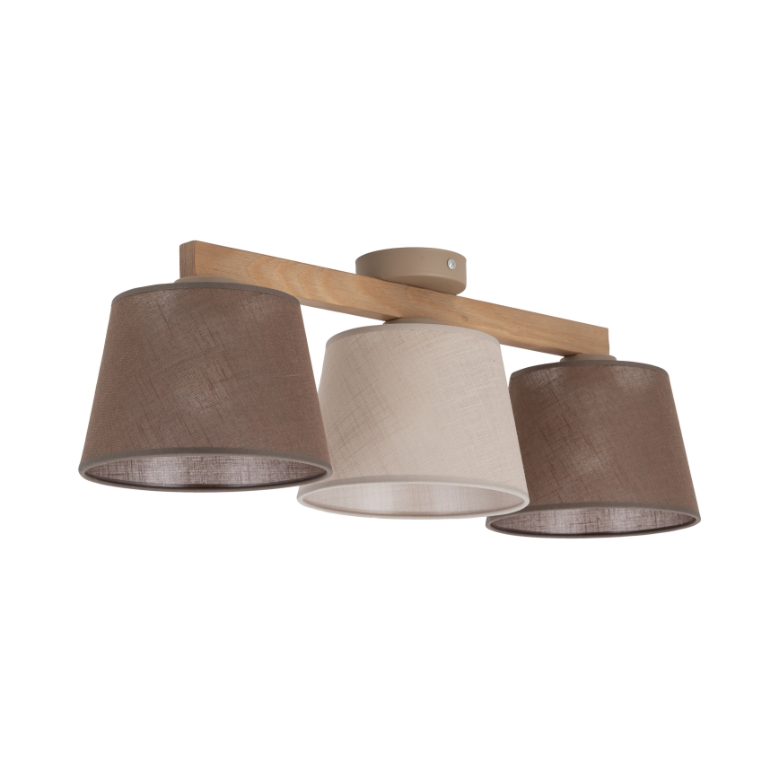 Brilagi - Pinnapealne lühter LATTE SABIA 3xE27/60W/230V mänd/kombineeritud