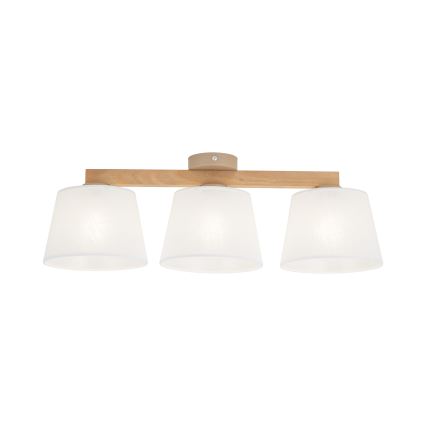 Brilagi - Pinnapealne lühter LATTE SABIA 3xE27/60W/230V mänd/valge