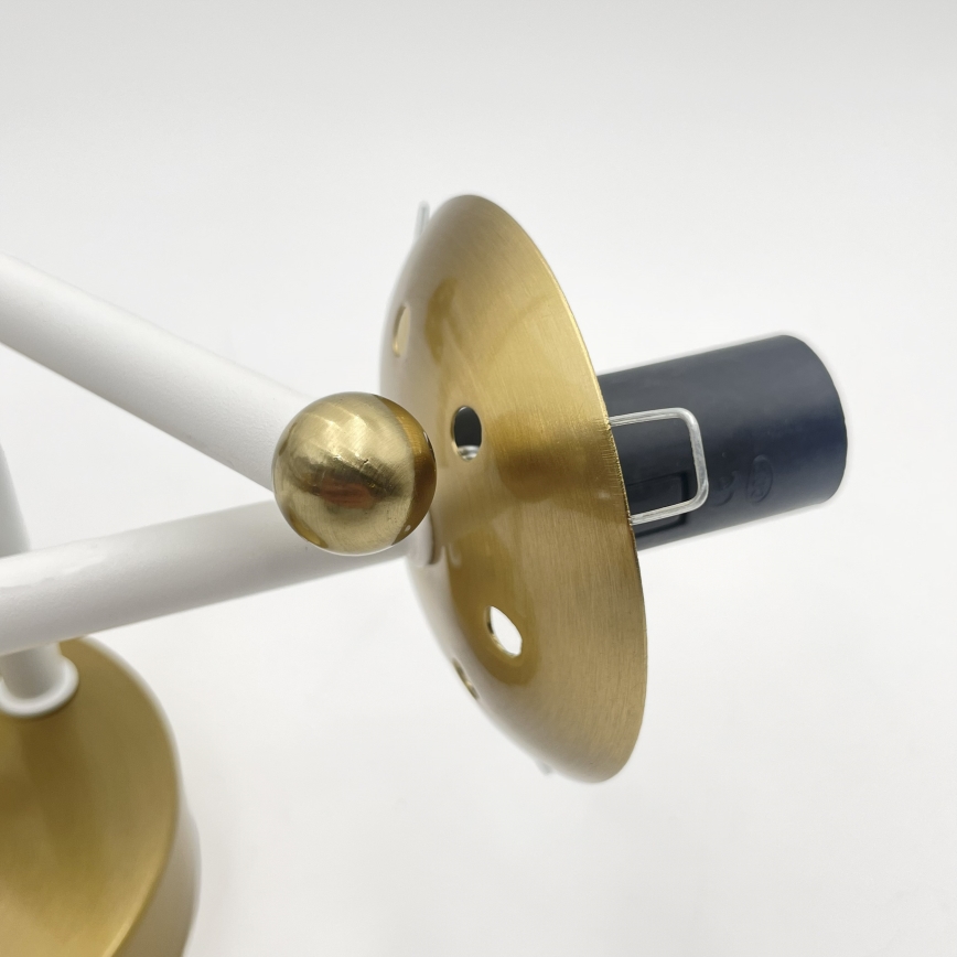 Brilagi - Pinnapealne lühter MALIVA 3xE14/15W/230V kuldne/valge