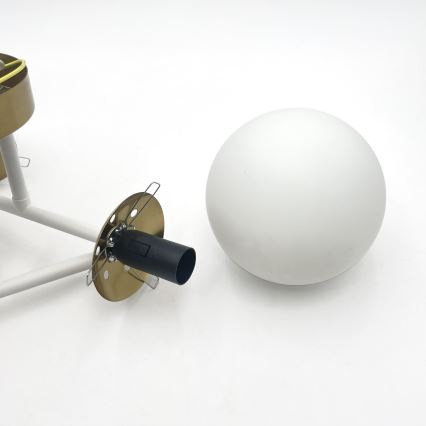 Brilagi - Pinnapealne lühter MALIVA 3xE14/15W/230V kuldne/valge