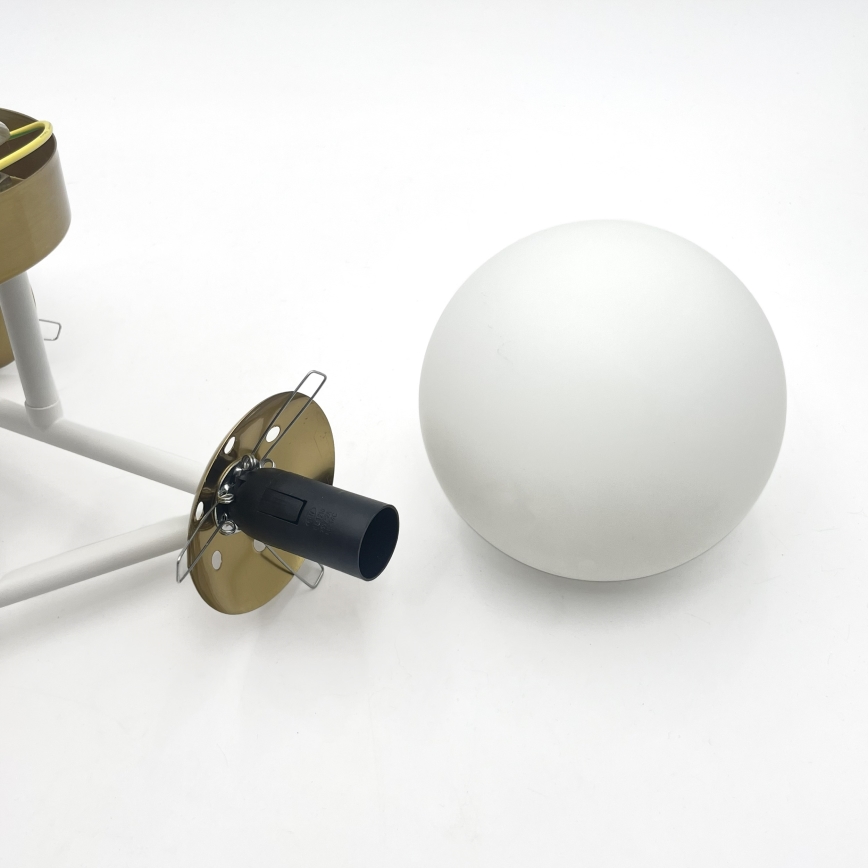 Brilagi - Pinnapealne lühter MALIVA 3xE14/15W/230V kuldne/valge