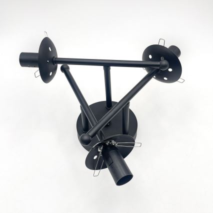 Brilagi - Pinnapealne lühter MALIVA 3xE14/15W/230V must/läbipaistev