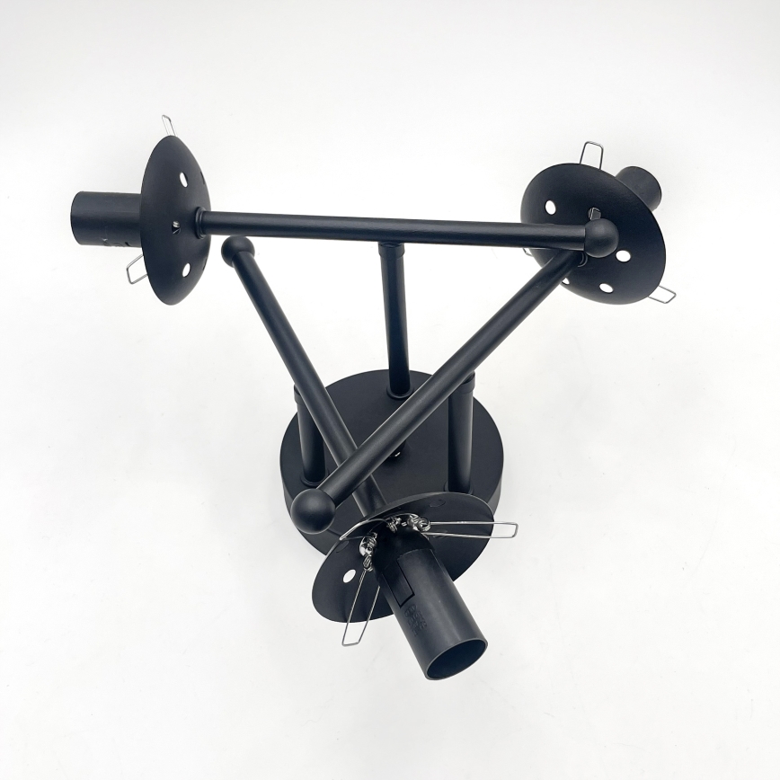 Brilagi - Pinnapealne lühter MALIVA 3xE14/15W/230V must/läbipaistev