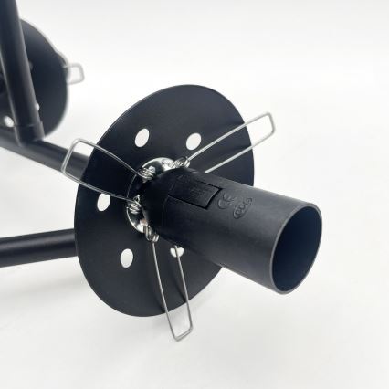 Brilagi - Pinnapealne lühter MALIVA 3xE14/15W/230V must/läbipaistev