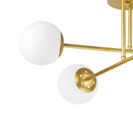 Brilagi - Pinnapealne lühter MALIVA 4xE14/15W/230V kuldne/valge