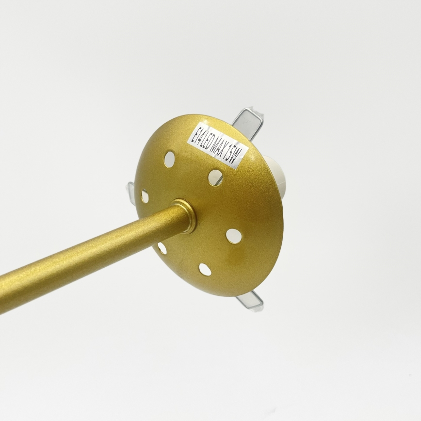 Brilagi - Pinnapealne lühter MALIVA 4xE14/15W/230V kuldne/valge