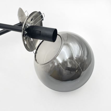 Brilagi - Pinnapealne lühter MALIVA 4xE14/15W/230V mattkroom/suitsune