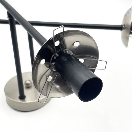 Brilagi - Pinnapealne lühter MALIVA 4xE14/15W/230V mattkroom/suitsune