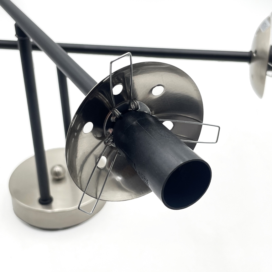 Brilagi - Pinnapealne lühter MALIVA 4xE14/15W/230V mattkroom/suitsune