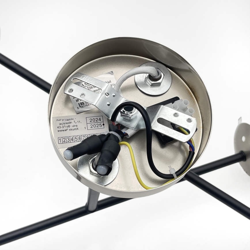 Brilagi - Pinnapealne lühter MALIVA 4xE14/15W/230V mattkroom/suitsune