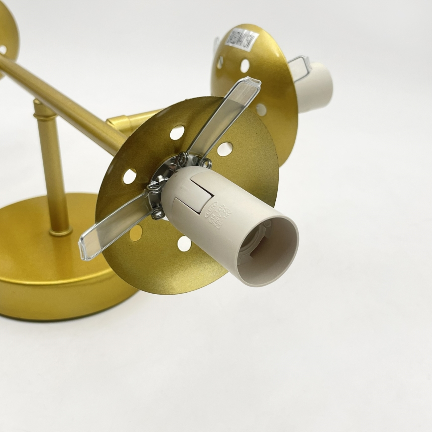 Brilagi - Pinnapealne lühter MALONY 4xE14/20W/230V kuldne