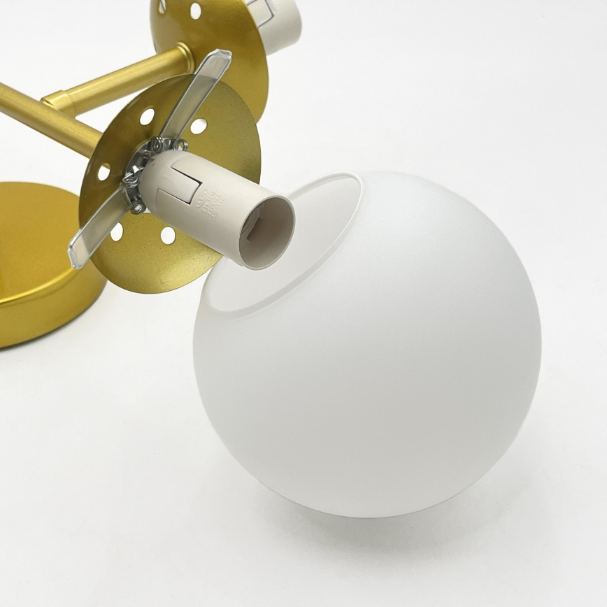 Brilagi - Pinnapealne lühter MALONY 4xE14/20W/230V kuldne