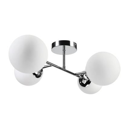 Brilagi - pinnapealne lühter MALONY 4xE14/20W/230V läikiv kroom